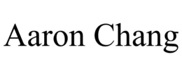 AARON CHANG trademark