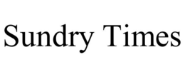 SUNDRY TIMES trademark