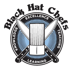 BLACK HAT CHEFS KNOWLEDGE EXCELLENCE TEACHING LEARNING RALEIGH, NC trademark
