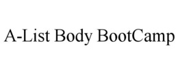 A-LIST BODY BOOTCAMP trademark