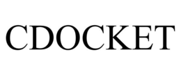CDOCKET trademark