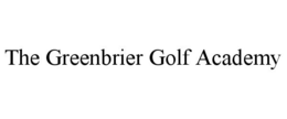 THE GREENBRIER GOLF ACADEMY trademark
