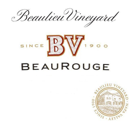 BEAULIEU VINEYARD SINCE 1900 BV BEAUROUGE · BEAULIEU VINEYARD · SINCE 1900 · NAPA VALLEY trademark