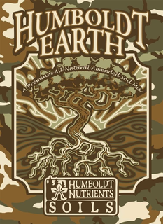 HUMBOLDT EARTH A PREMIUM ALL-NATURAL AMENDED SOIL MIX HUMBOLDT NUTRIENTS SOILS trademark