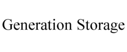 GENERATION STORAGE trademark