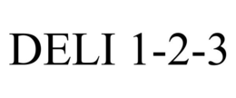DELI 1-2-3 trademark