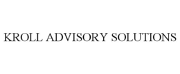 KROLL ADVISORY SOLUTIONS trademark