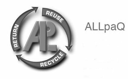 ALP ALLPAQ RETURN REUSE RECYCLE trademark
