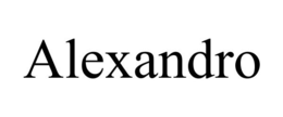 ALEXANDRO trademark
