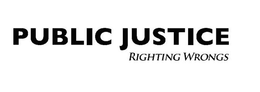 PUBLIC JUSTICE RIGHTING WRONGS trademark