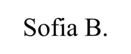 SOFIA B. trademark