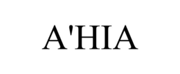 A'HIA trademark
