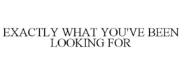 EXACTLY WHAT YOU'VE BEEN LOOKING FOR trademark
