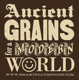 ANCIENT GRAINS FOR A MODERN WORLD WWW.SMARTFLOURFOODS.COM trademark