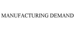 MANUFACTURING DEMAND trademark