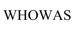 WHOWAS trademark