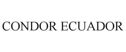 CONDOR ECUADOR trademark