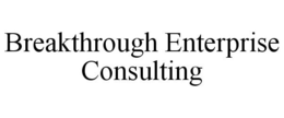 BREAKTHROUGH ENTERPRISE CONSULTING trademark