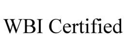 WBI CERTIFIED trademark