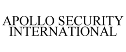 APOLLO SECURITY INTERNATIONAL trademark
