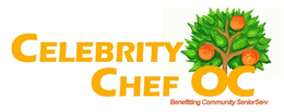 CELEBRITY CHEF OC BENEFITING COMMUNITY SENIORSERV trademark