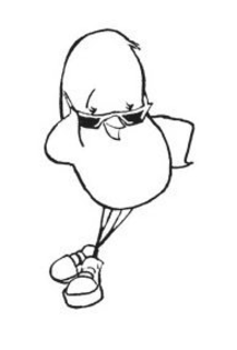 COOL CHICKS & DEVICE B&W trademark