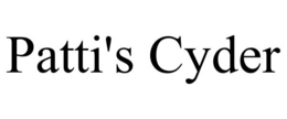 PATTI'S CYDER trademark