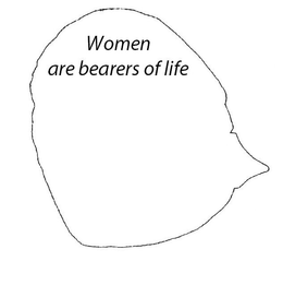 WOMEN ARE BEARERS OF LIFE trademark