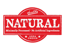 SENDIK'S NATURAL MINIMALLY PROCESSED NO ARTIFICIAL INGREDIENTS USDA CHOICE trademark