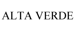 ALTA VERDE trademark