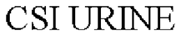 CSI URINE trademark
