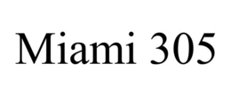 MIAMI 305 trademark
