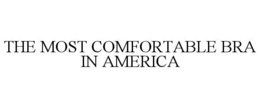 THE MOST COMFORTABLE BRA IN AMERICA trademark