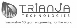 TRIANJA TECHNOLOGIES INNOVATIVE 3D GLASS ENGINEERING FOR THE WORLD trademark