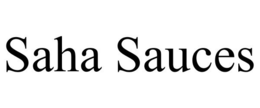 SAHA SAUCES trademark