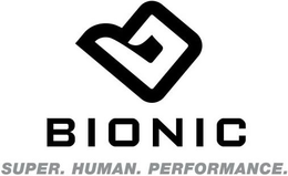 B BIONIC SUPER. HUMAN. PERFORMANCE. trademark