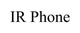 IR PHONE trademark