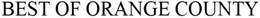 BEST OF ORANGE COUNTY trademark