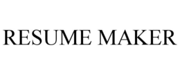 RESUME MAKER trademark