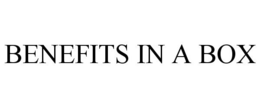 BENEFITS IN A BOX trademark