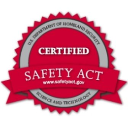U.S. DEPARTMENT OF HOMELAND SECURITY, SCIENCE AND TECHNOLOGY, SAFETY ACT CERTIFIED, WWW.SAFETY.ACT.GOV trademark