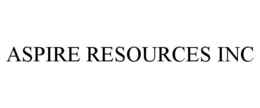 ASPIRE RESOURCES INC trademark