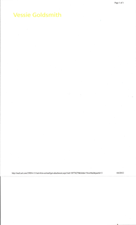 VESSIE GOLDSMITH trademark