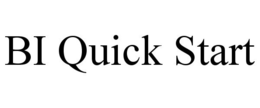 BI QUICK START trademark