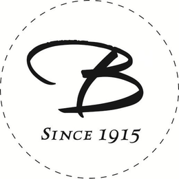 B SINCE 1915 trademark