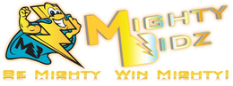 MIGHTY BIDZ BE MIGHTY WIN MIGHTY! MB trademark