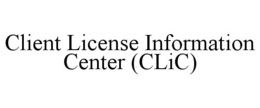 CLIENT LICENSE INFORMATION CENTER (CLIC) trademark