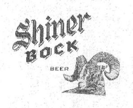 SHINER BOCK BEER trademark