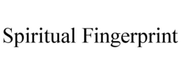 SPIRITUAL FINGERPRINT trademark