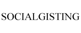 SOCIALGISTING trademark
